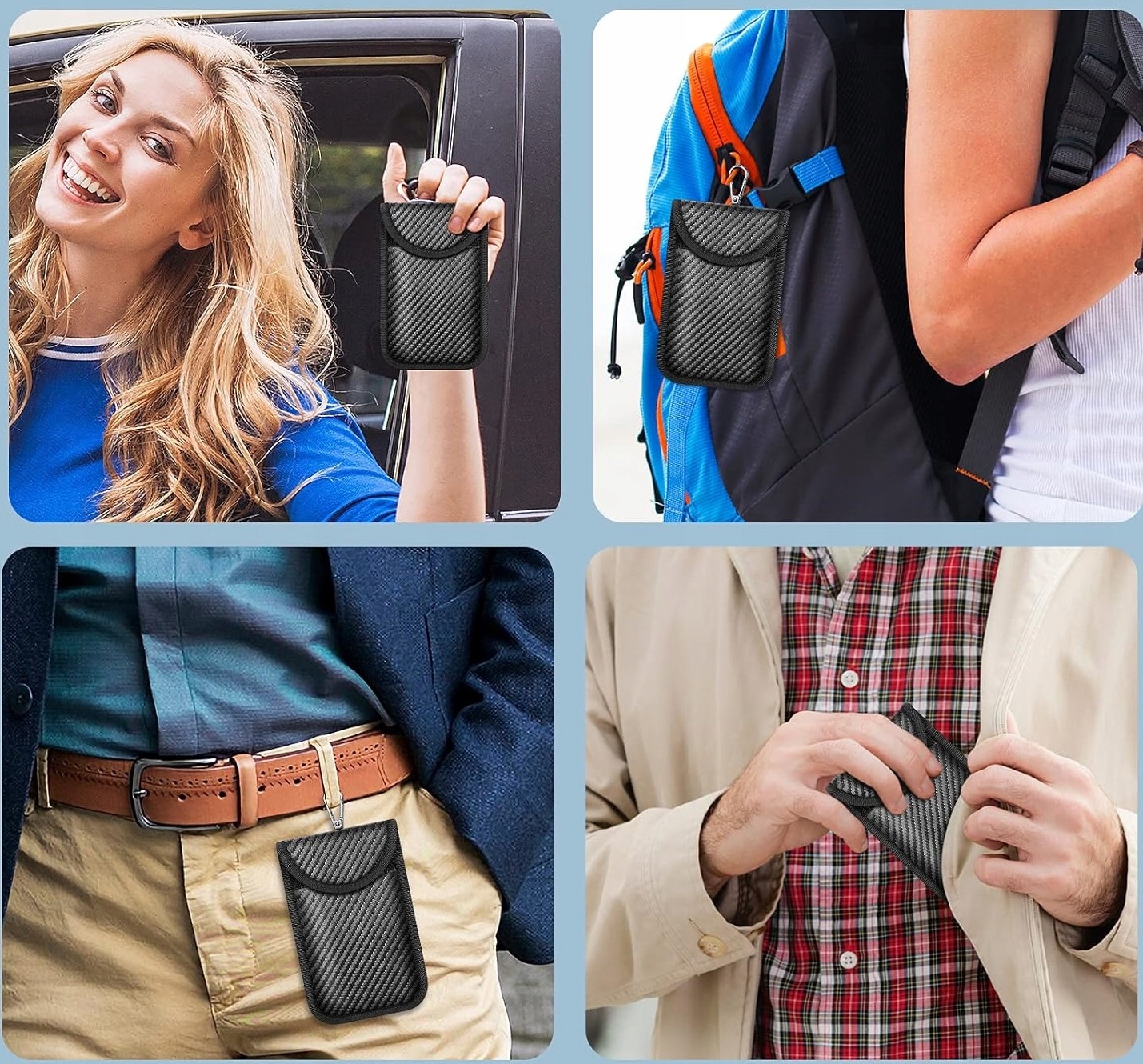 ETUI Klucze Keyless Ochrona Pokrowiec Blokada RFID