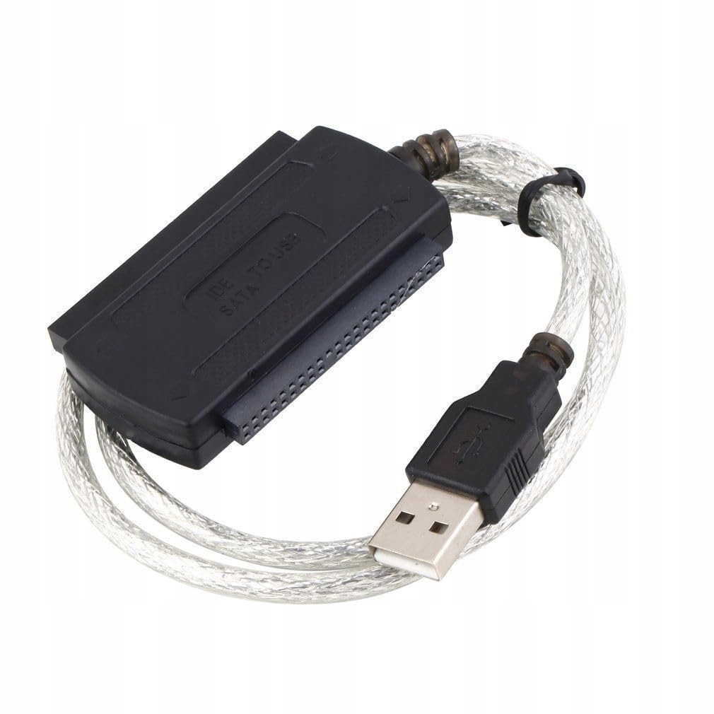 ADAPTER DYSK ATA IDE 2.5 3.5 SATA USB 2,5A zasilacz