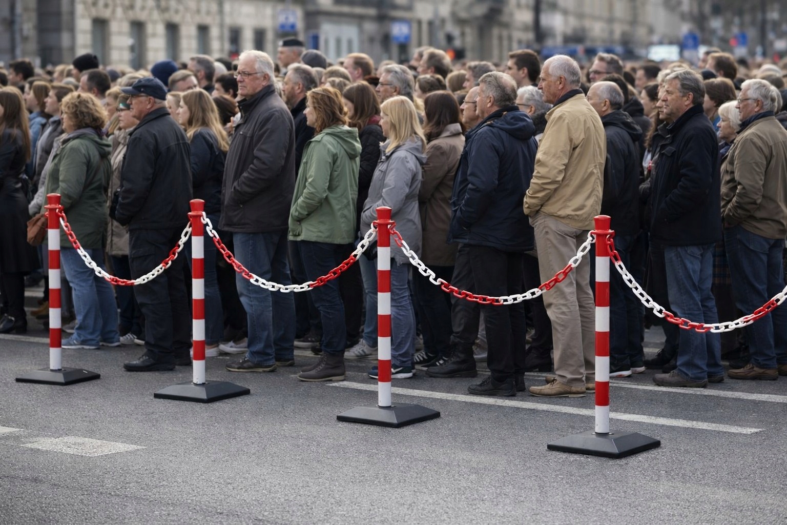 Łańcuch Plastikowy Ostrzegawczy BIAŁO-CZERWONY 6MM PCV 25 M Drogowy