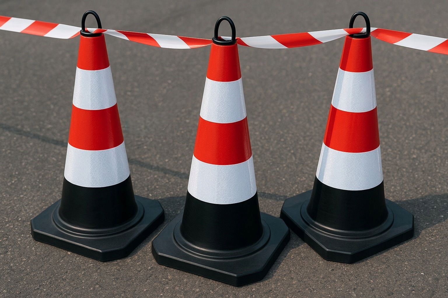 Pachołek Drogowy Ostrzegawczy Odblaskowy Gumowy Słupek Odblask 60 cm