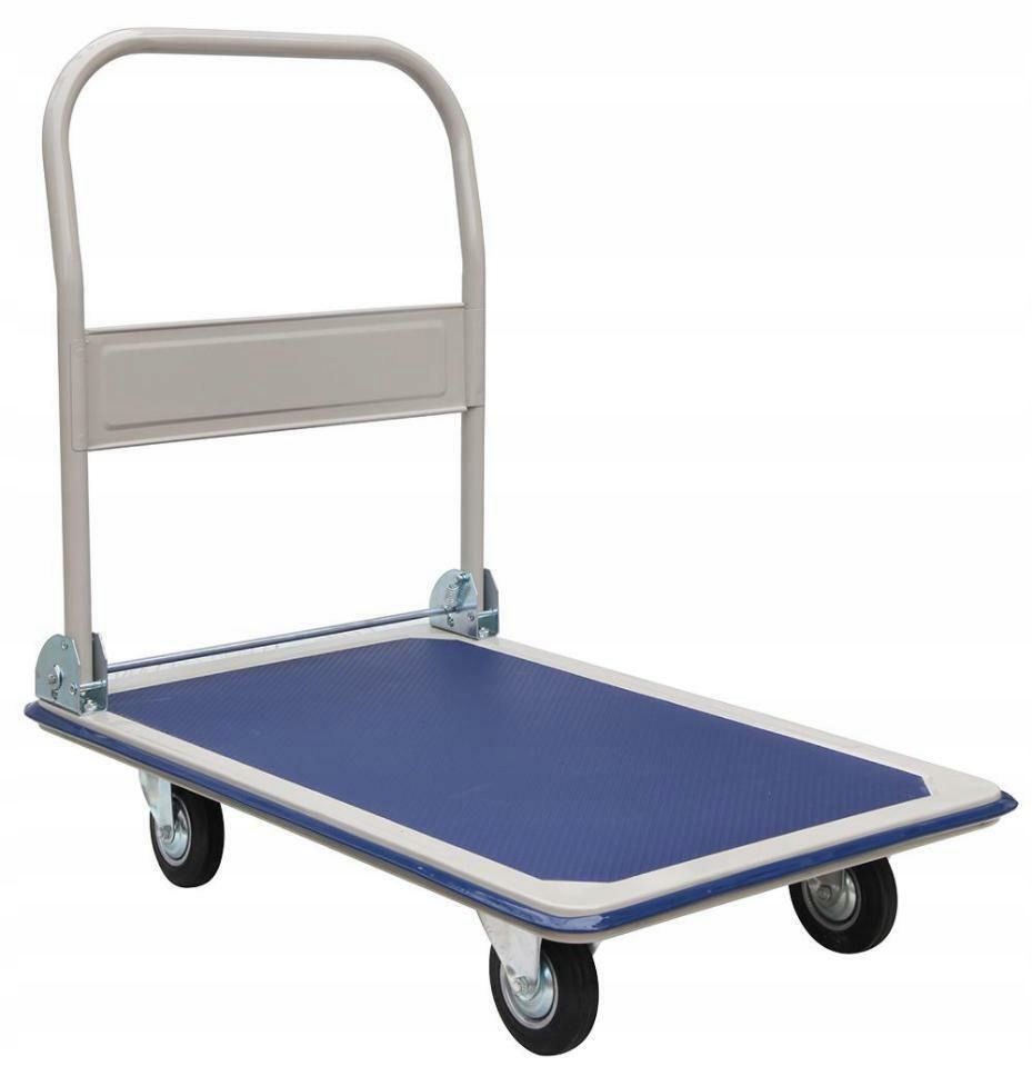 Wózek Platformowy Transportowy Magazynowy Składany Platforma Towarowy 300kg