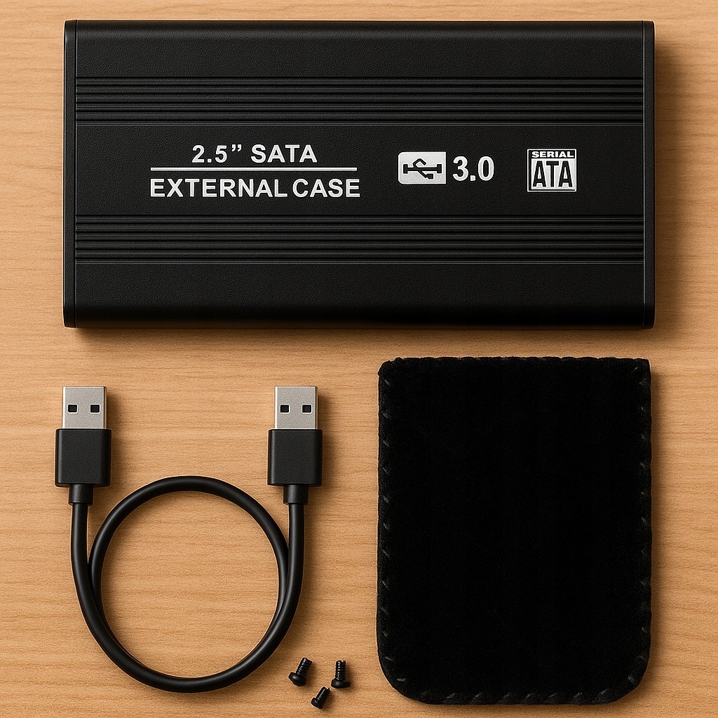 OBUDOWA DYSKU HDD 2,5 ALU USB 3.0 SATA