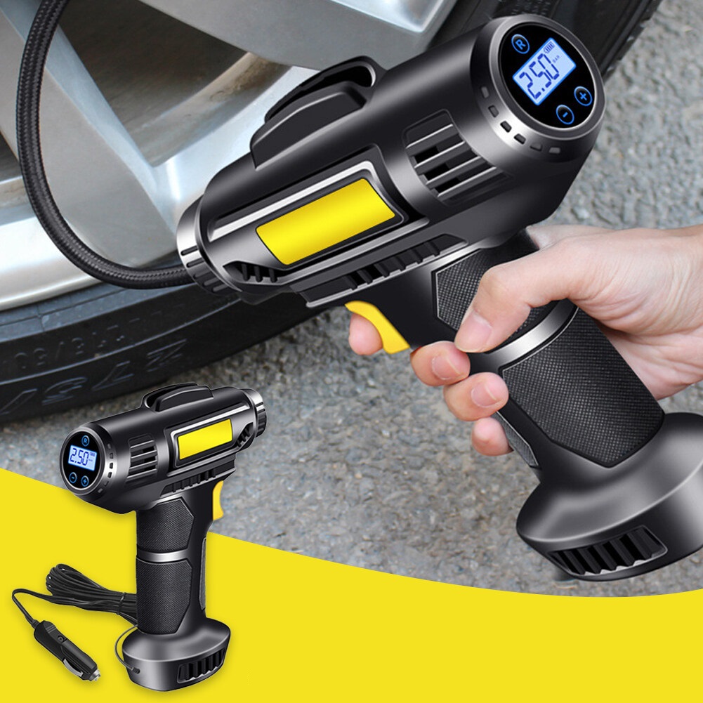 KOMPRESOR SAMOCHODOWY Pompka Sprężarka 12V LED LCD