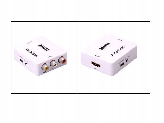 Konwerter sygnału 3x Cinch RCA 1080 do HDMI