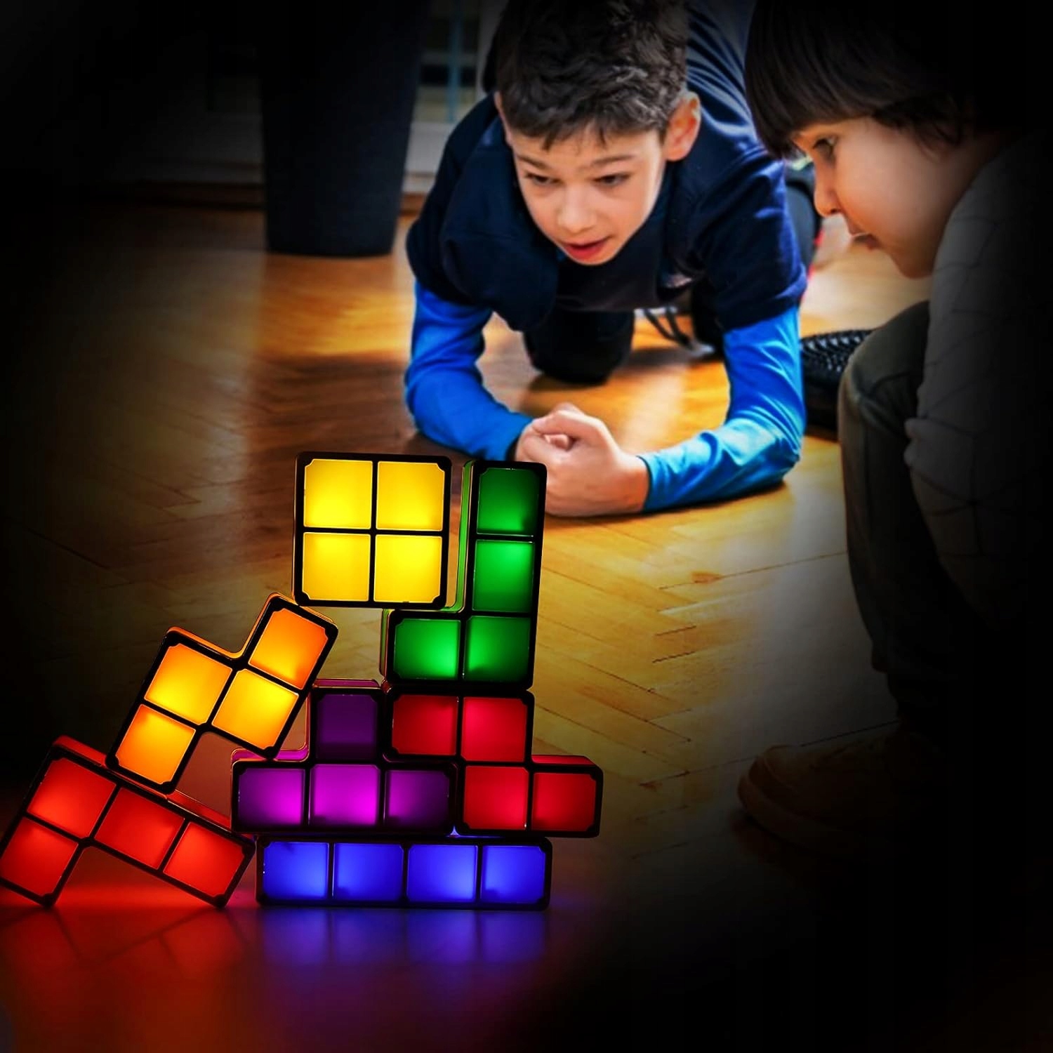 TETRIS lampka nocna LED układanka