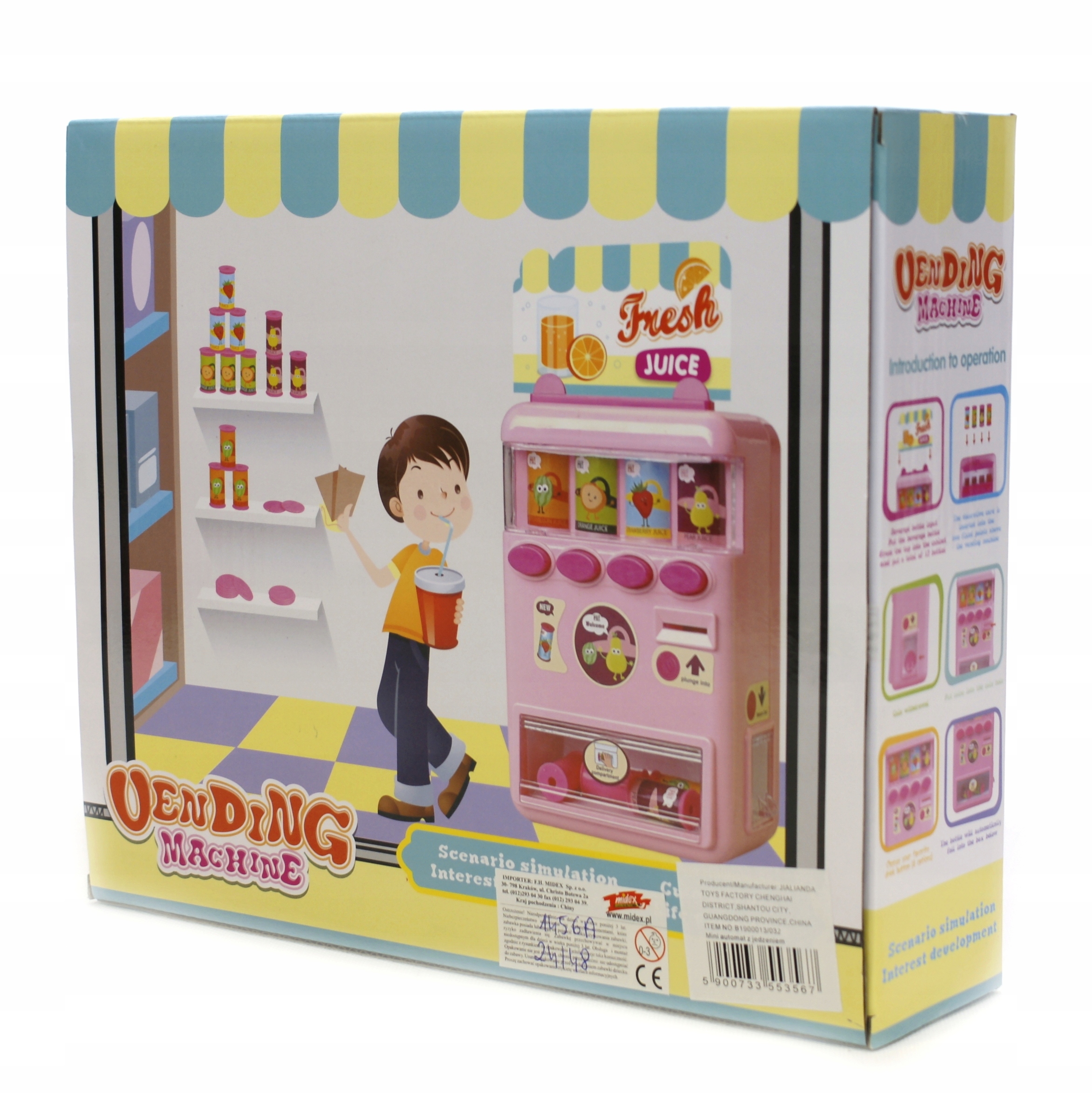 automaten spielzeug Automat Z Napojami Jedzeniem Zabawa Sklep - Midex | Sklep EMPIK.COM