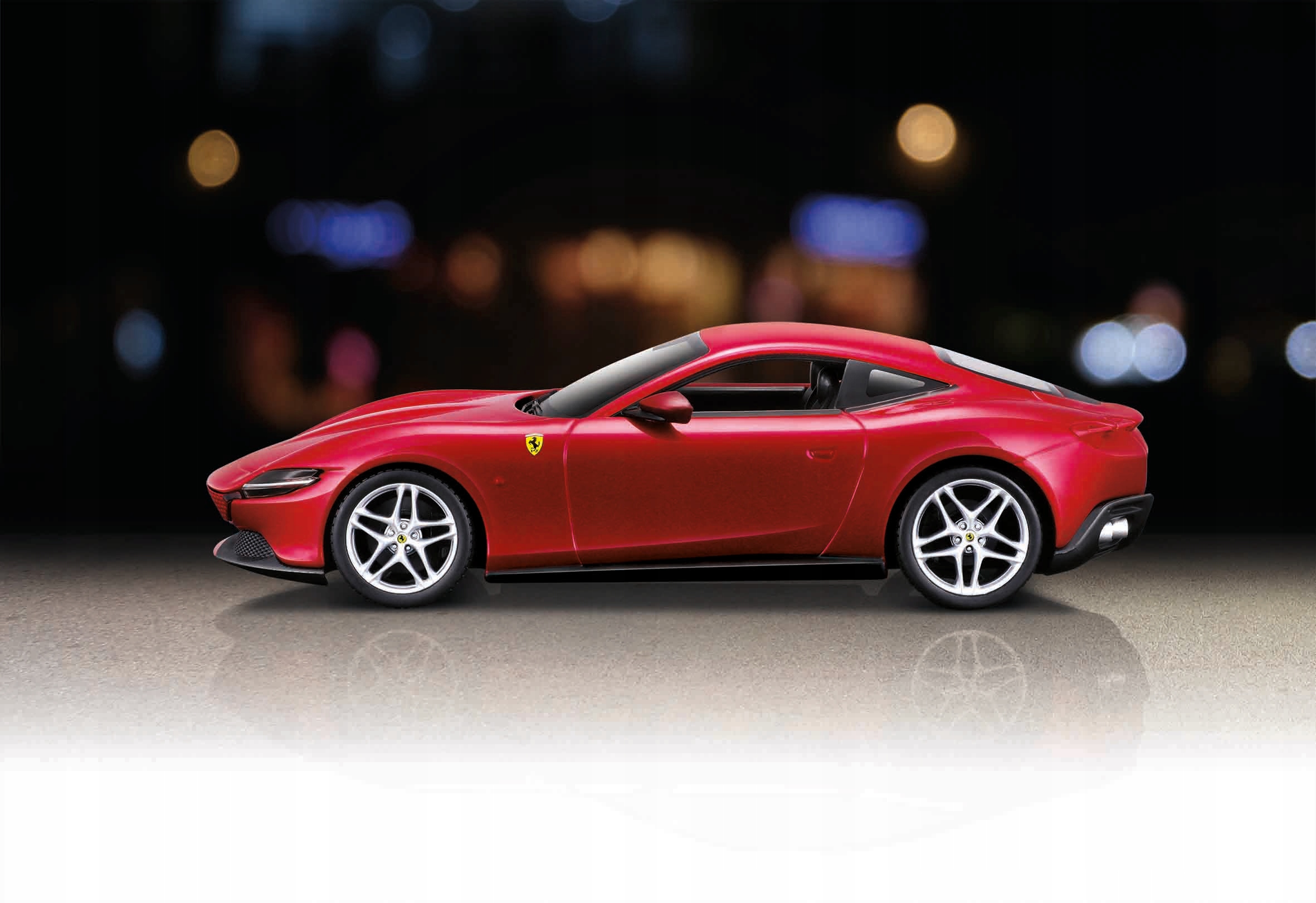 Modellauto Ferrari Roma Rot Burago 1:24 Bei