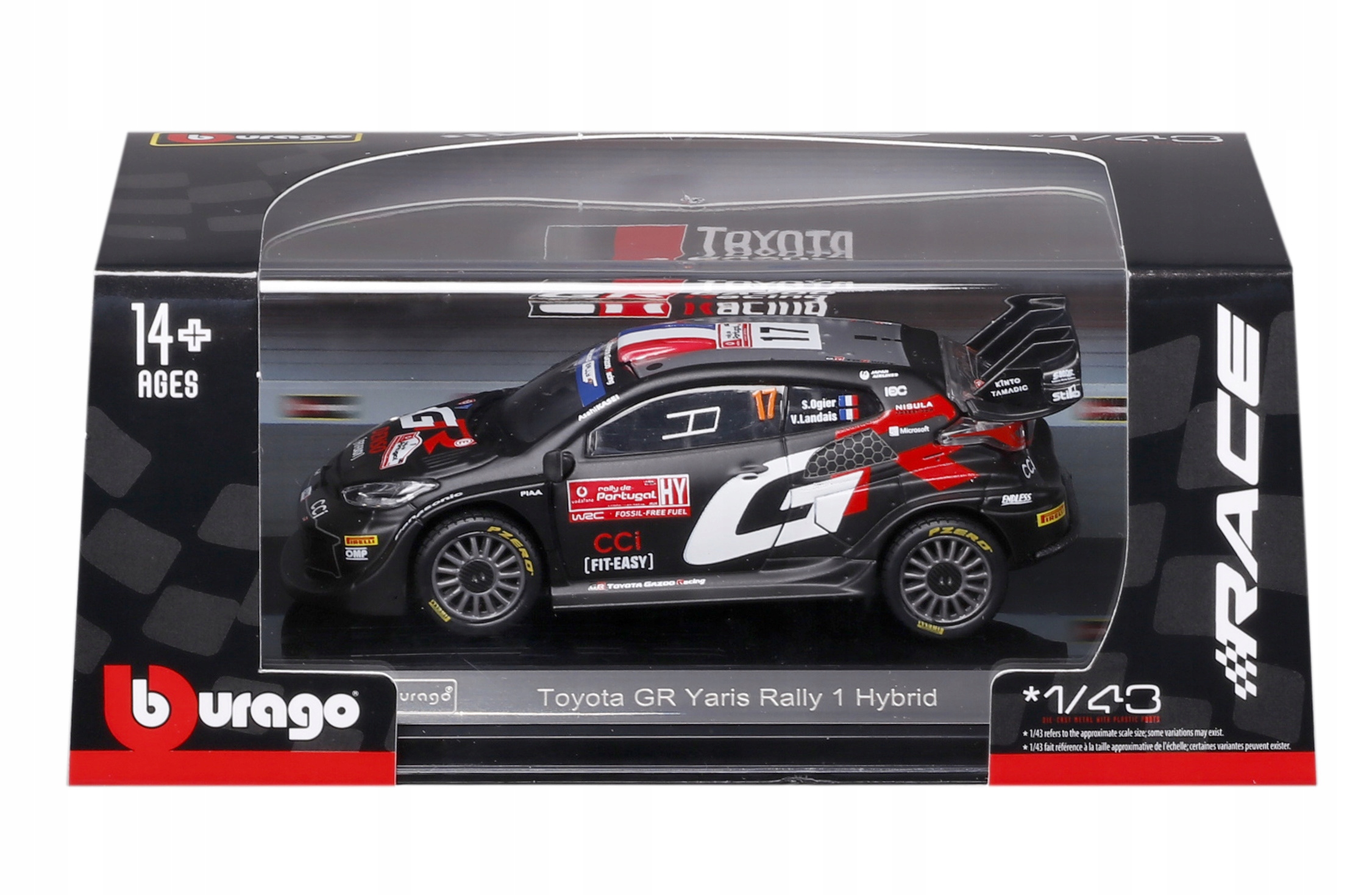Bburago 18-38323 – Toyota GR Yaris Rally1 Ogier 1:43 | Sklep