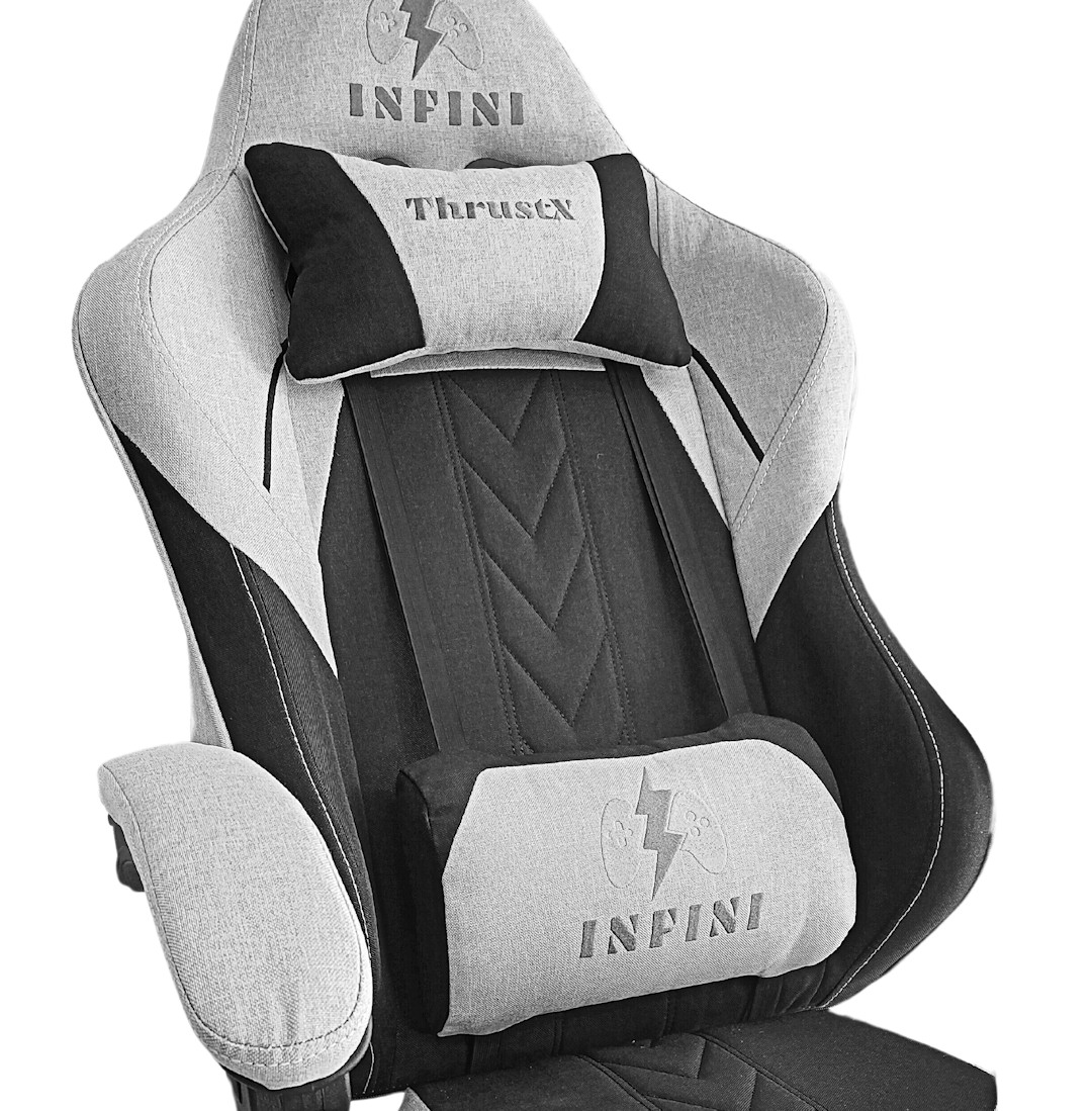 Fotel ThrustX Black/Light Gray