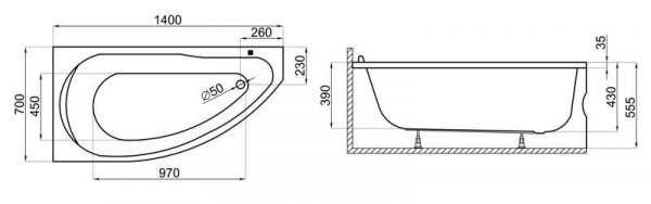 Polimat - rysunek techniczny