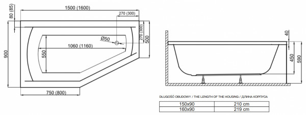 Polimat - rysunek techniczny