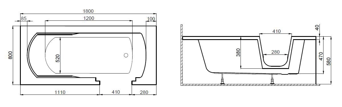 Polimat - rysunek techniczny