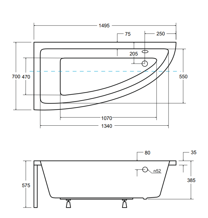 Besco - rysunek techniczny