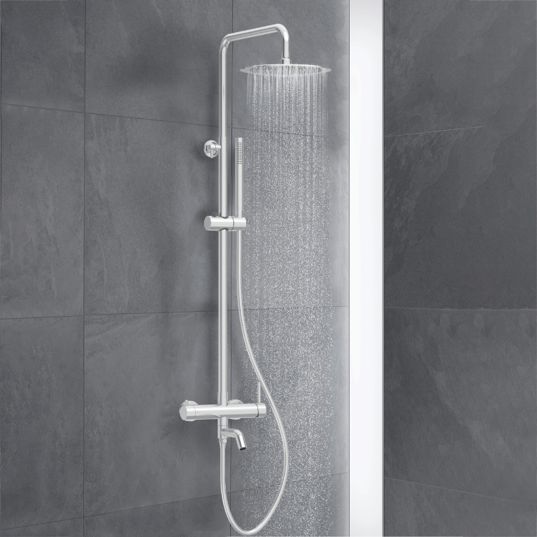 Rysunek techniczny - Bateria prysznicowa CASCADE zestaw 1 INOX