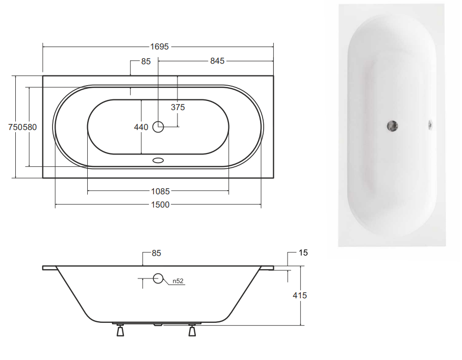 Besco - rysunek techniczny