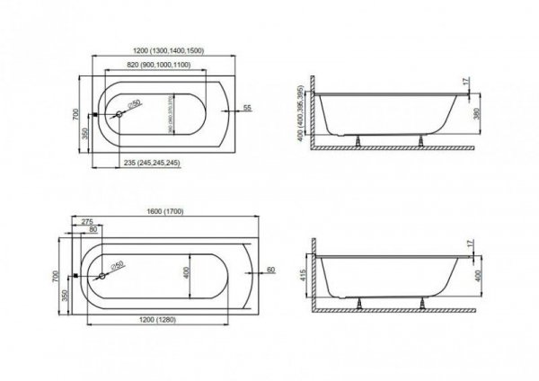 Polimat - rysunek techniczny