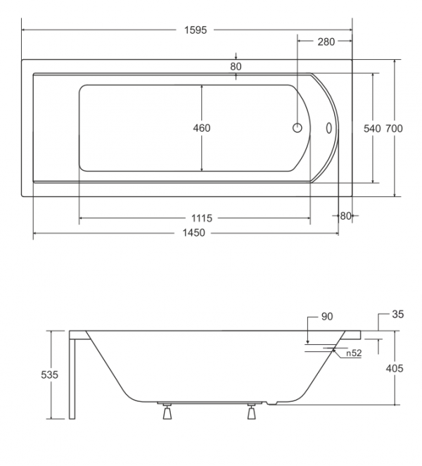 Besco - rysunek techniczny