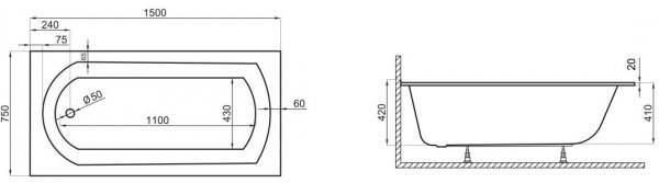 Polimat - rysunek techniczny