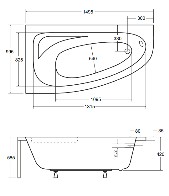 Besco - rysunek techniczny