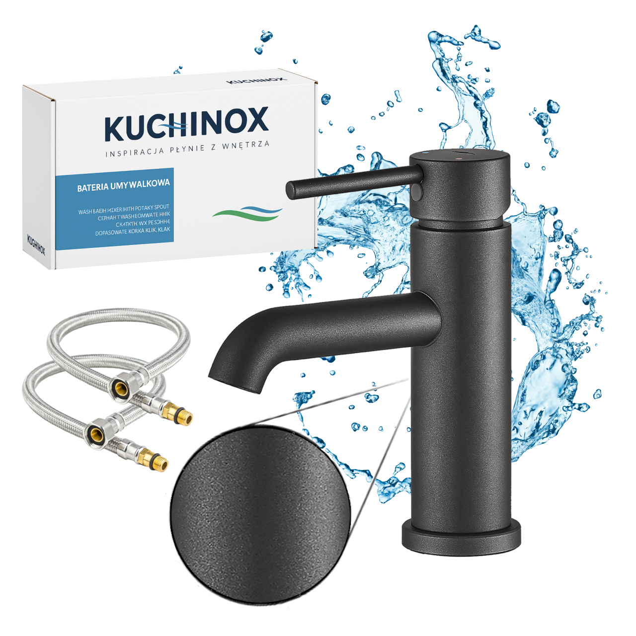 Kuchinox Noia - akcesoria do baterii umywalkowej