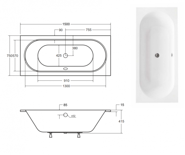 Besco - rysunek techniczny