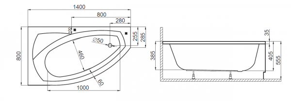 Polimat - rysunek techniczny