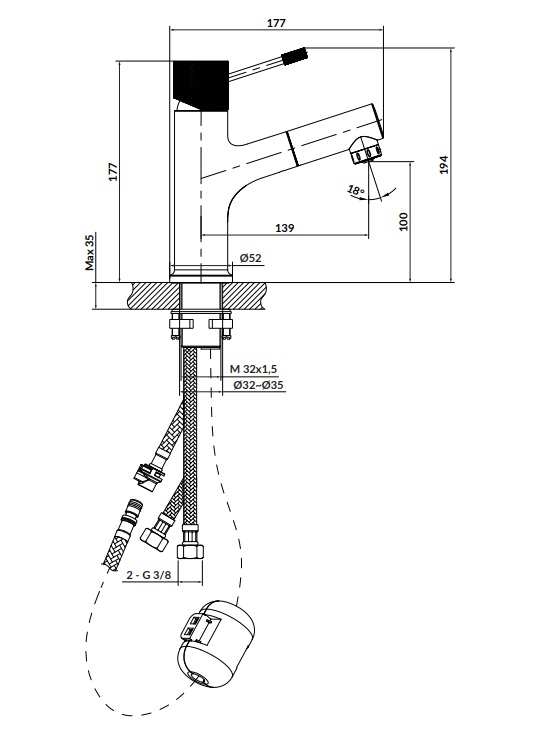 Cersanit - rysunek techniczny