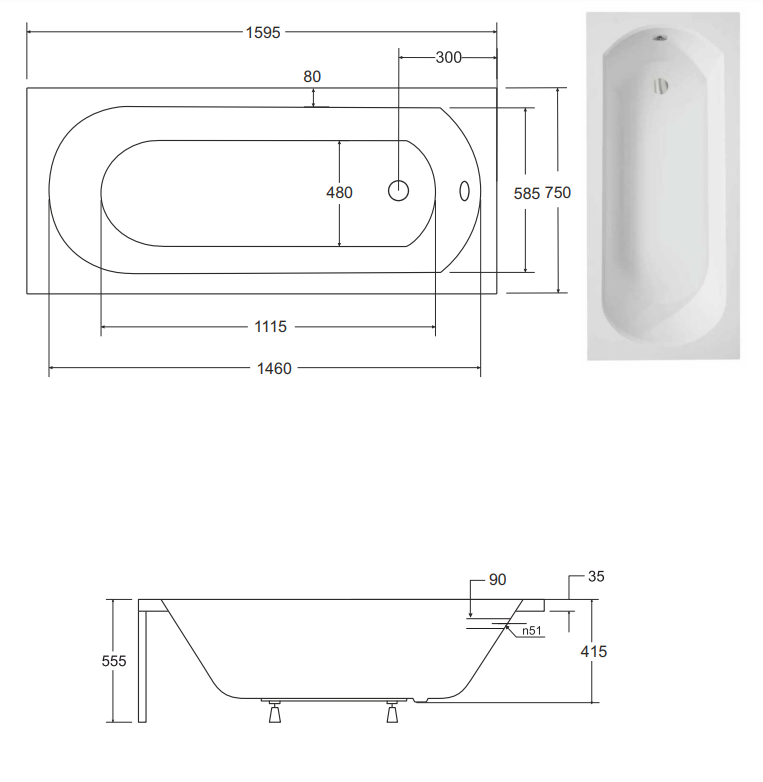 Besco - rysunek techniczny