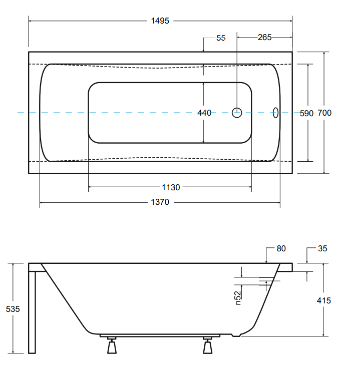 Besco - rysunek techniczny