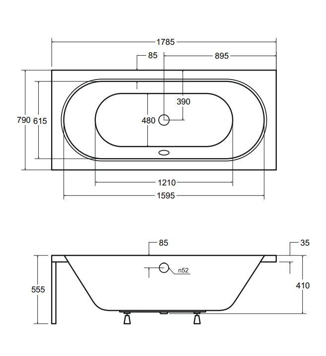 Besco - rysunek techniczny