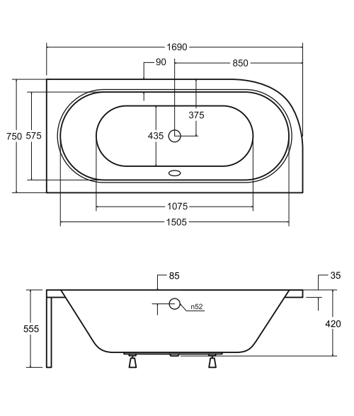 Besco - rysunek techniczny