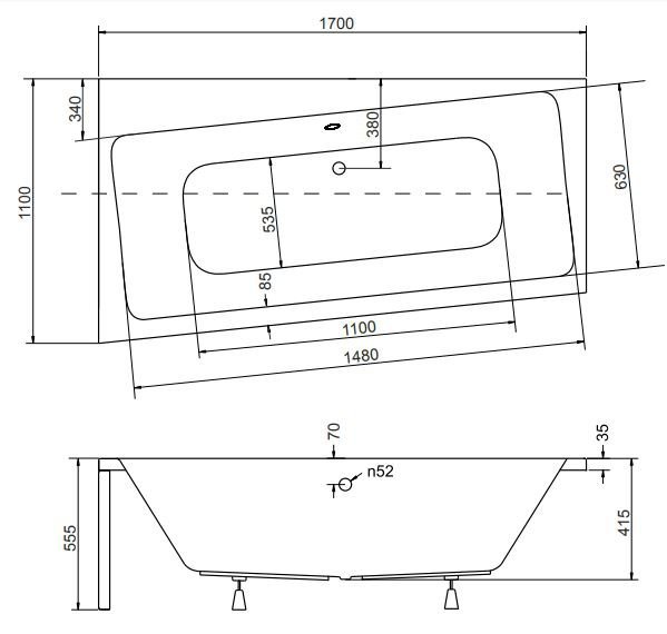 Besco - rysunek techniczny