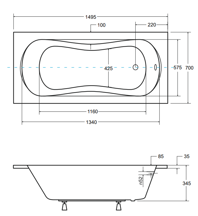 Besco - rysunek techniczny