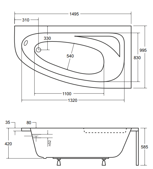 Besco - rysunek techniczny