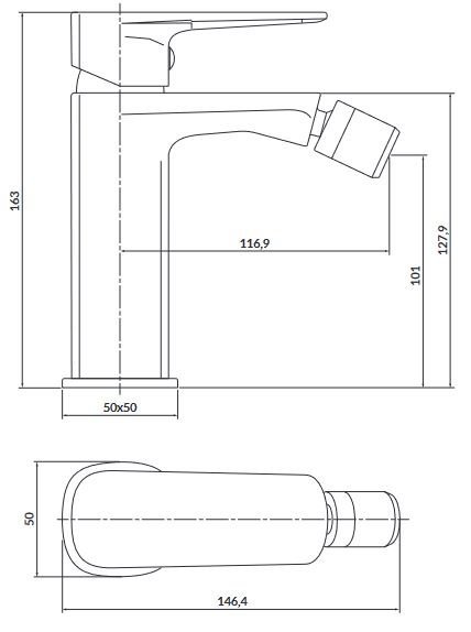 Cersanit - rysunek techniczny