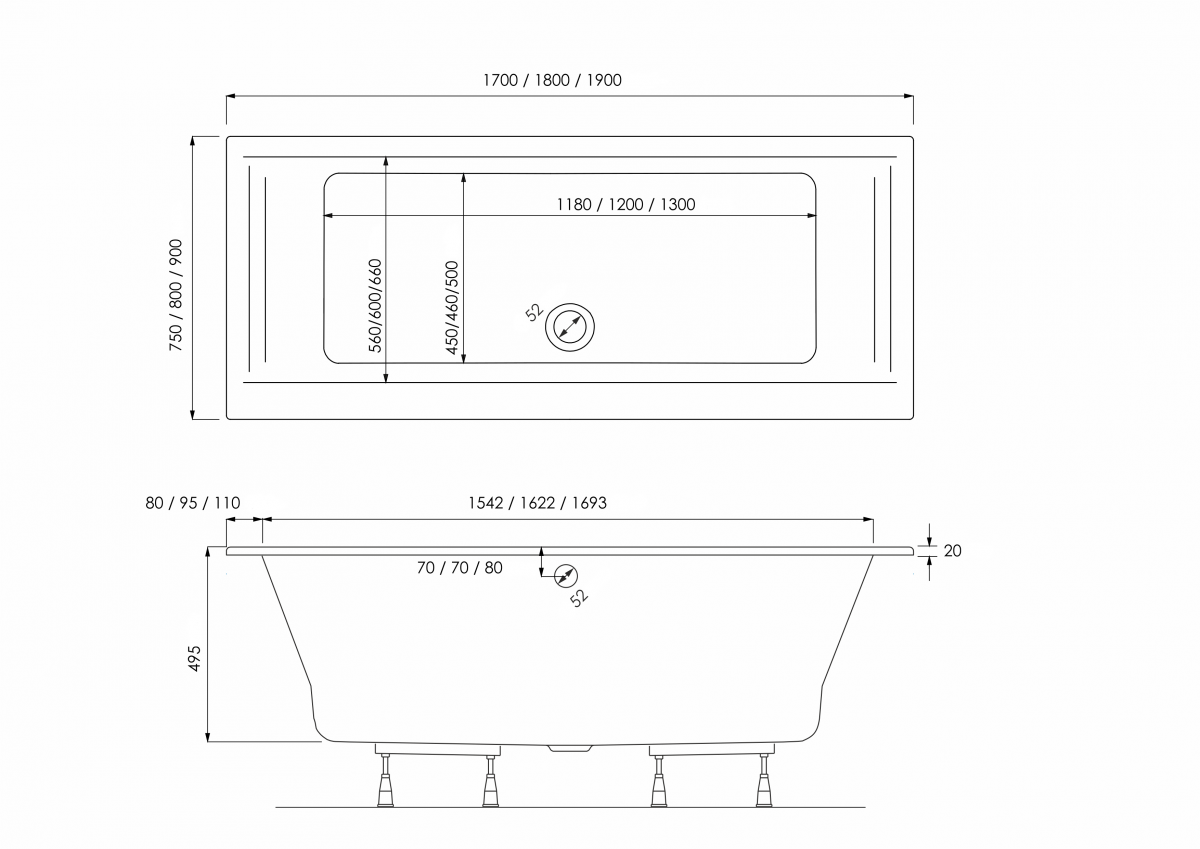 AQUA for you - rysunek techniczny
