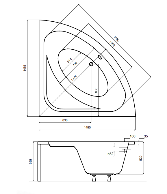 Besco - rysunek techniczny