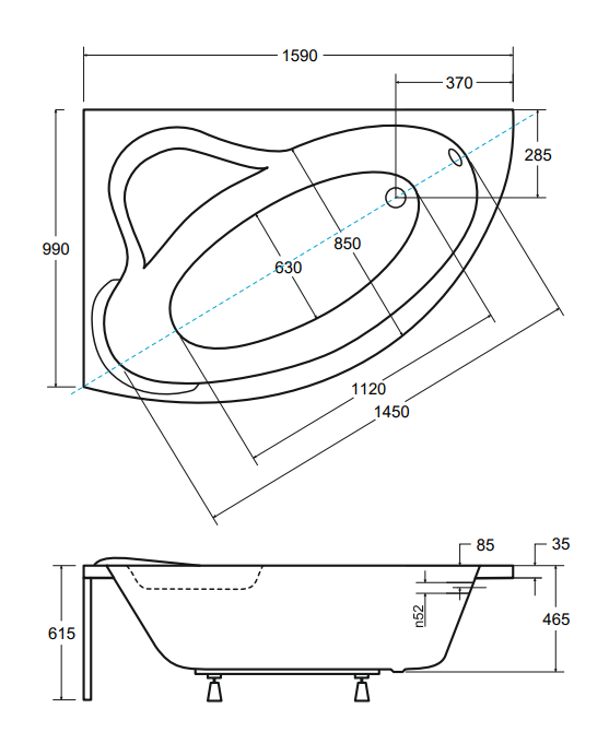 Besco - rysunek techniczny