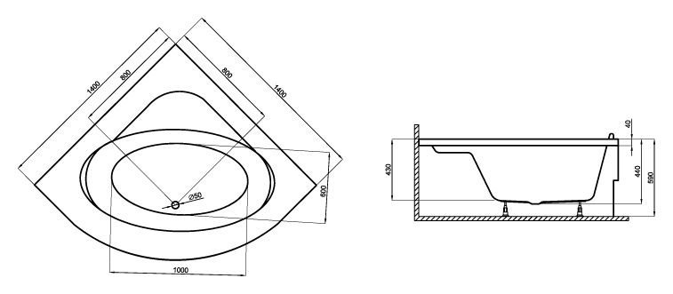 Polimat - rysunek techniczny