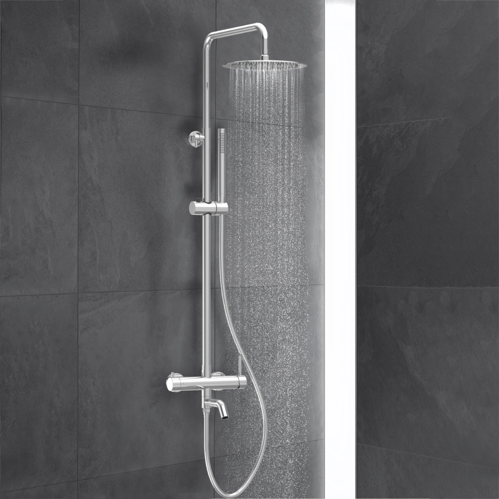 Bateria prysznicowa CASCADE zestaw 1 CHROM