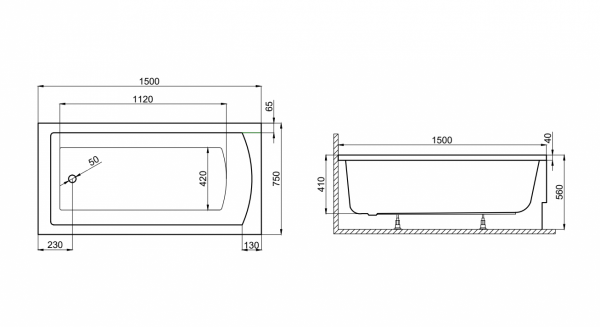 Polimat - rysunek techniczny