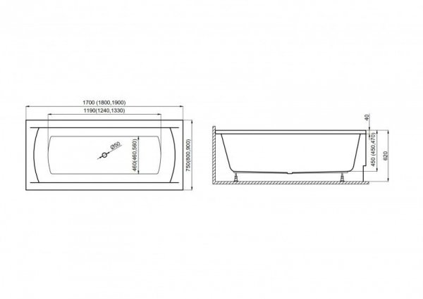 Polimat - rysunek techniczny