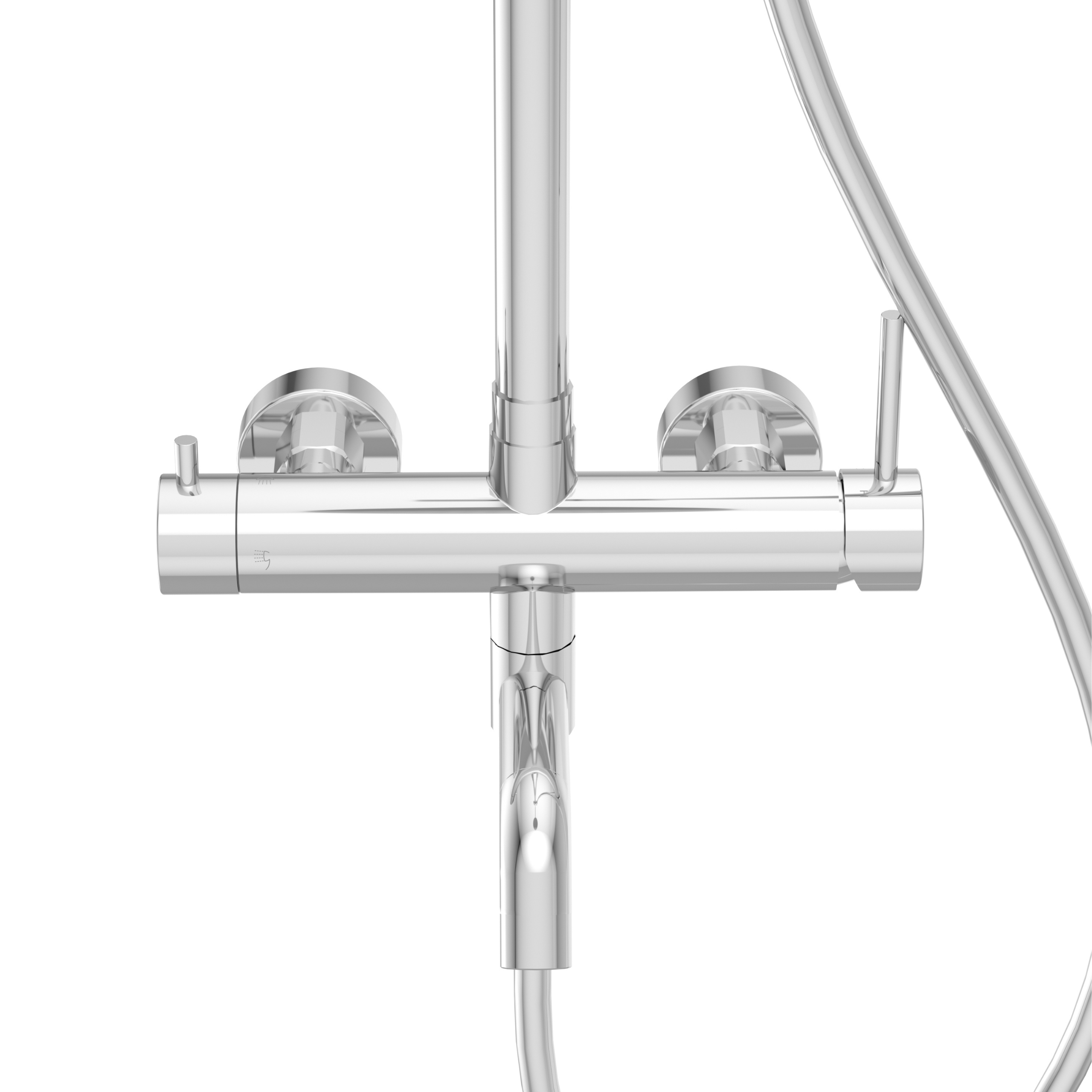 Rysunek techniczny - Bateria prysznicowa CASCADE zestaw 1 CHROM