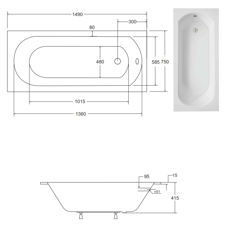 Besco - rysunek techniczny