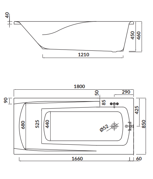 Cersanit - akcesoria do wanny