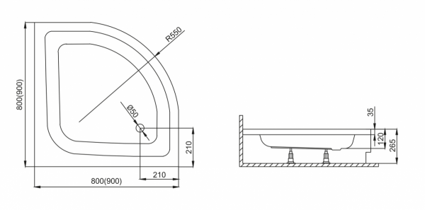 Polimat - rysunek techniczny