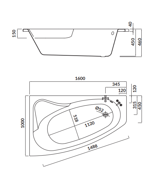Cersanit - akcesoria do wanny