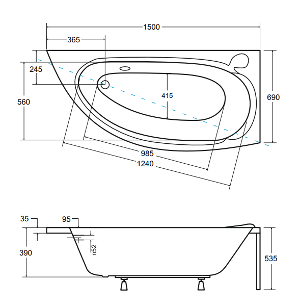 Besco - rysunek techniczny