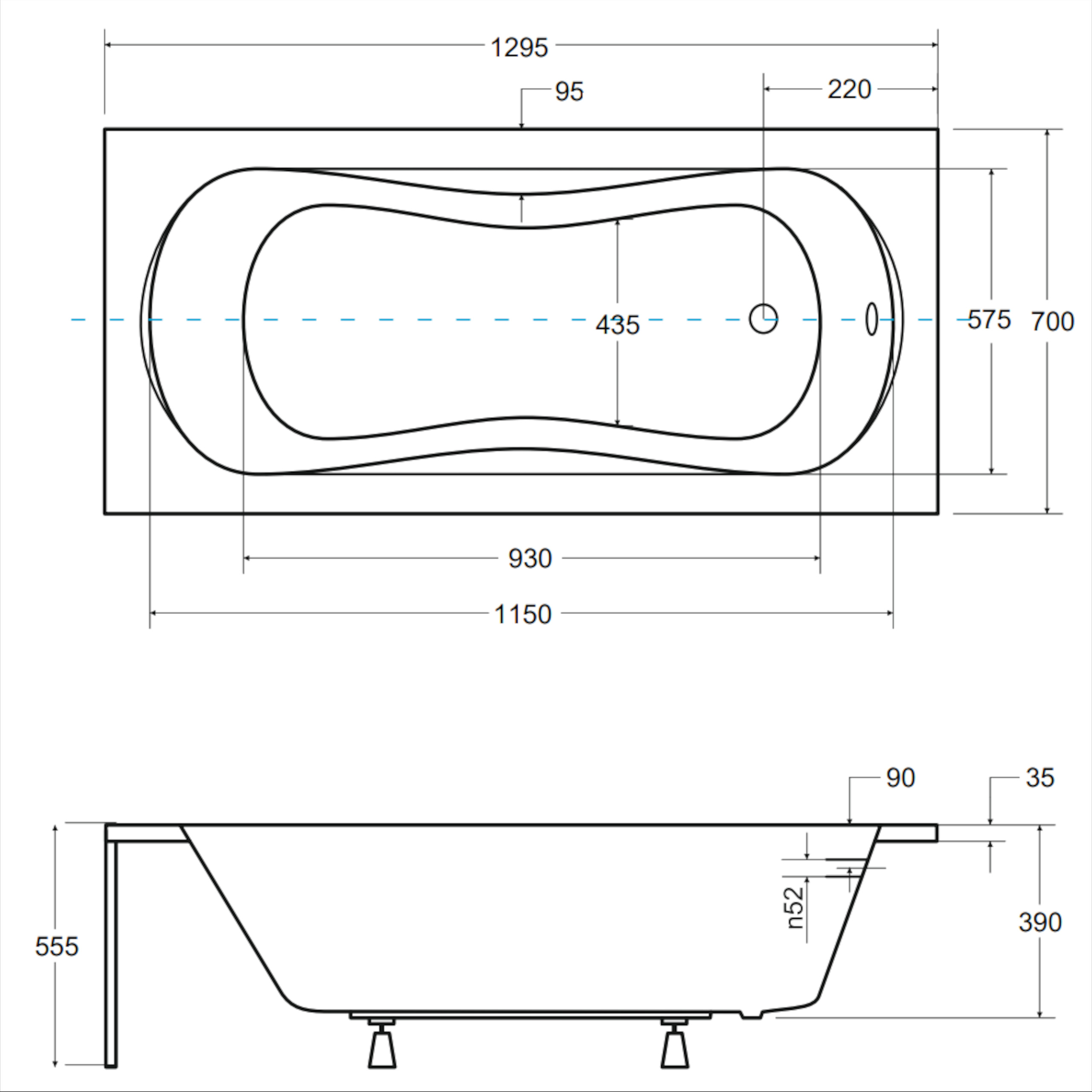 Besco - rysunek techniczny