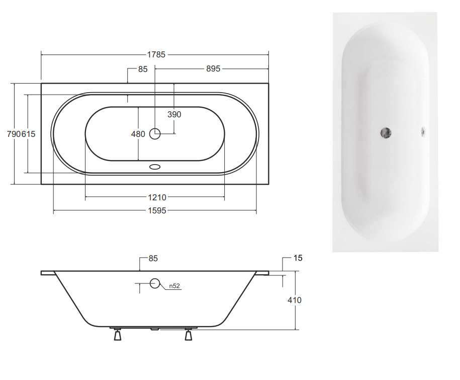 Besco - rysunek techniczny